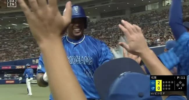 【速報】DeNAビシエド、12球団ホームラン達成