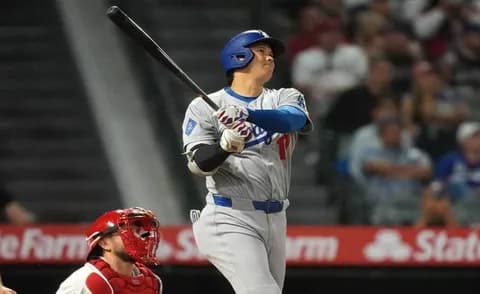 大谷、異次元44号に米実況唖然　角度は衝撃19度「越えてなかったらフェンス突き破っていたぞ」