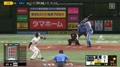 【ソフトバンク対西武22回戦】西武・ネビン、二試合連発第１３号逆転２ランホームラン！！！！！！！！！！！！！！！！！！！！！