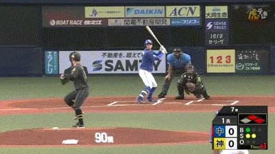【阪神対中日17回戦】中日、初回に岡林のタイムリーツーベースで先制！！！！！