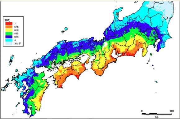 【画像】南海トラフ地震、とある都道府県だけ被害予想がバグってる模様・・・・・