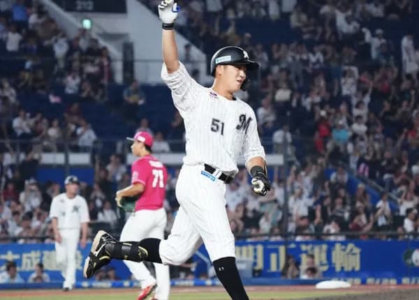 ロッテ山口航輝が衝撃の4打席連続本塁打！パ・リーグ記録に並ぶ　前日決勝3ランに続いて3連発