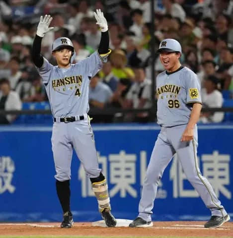 【阪神】熊谷敬宥決勝打 延長戦制し、ついに優勝マジック19! ヤクルト戦通算1000勝