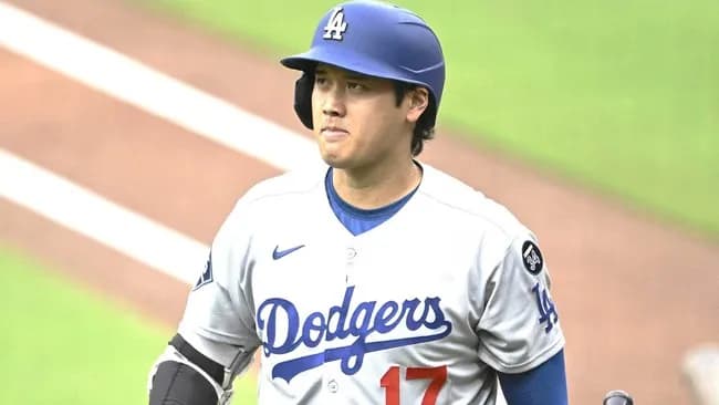 ドジャース連敗で首位陥落 大谷翔平2戦連続ノーヒット、バースデー登板のグラスノーが4回4四球3失点 打線はわずか2安打で1得点