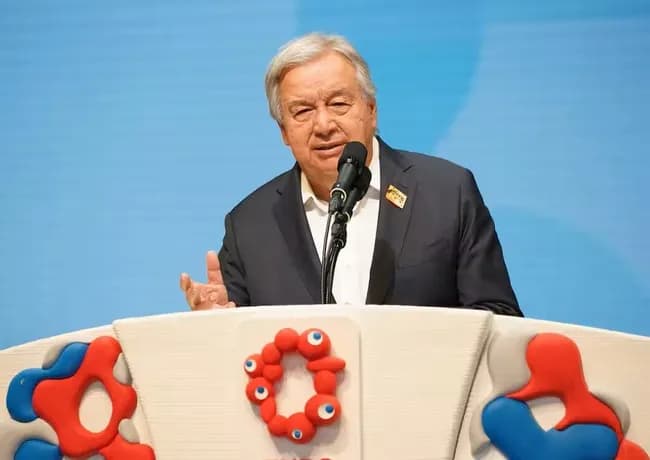 グテレス国連事務総長、国連の一部移転先候補について「東京と横浜は国連の有力な移転候補地」