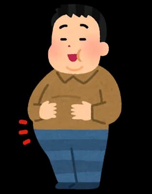 太ってないのにお腹だけ出てる謎の体型