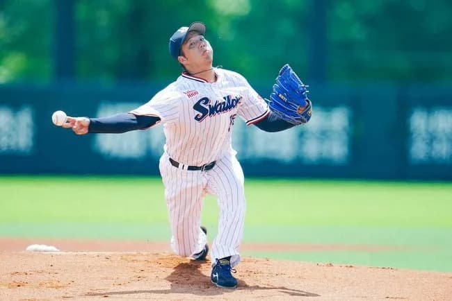 ヤクルト青柳晃洋（31）、2軍戦4度目の登板。5回4失点（被安打7、与四球1）