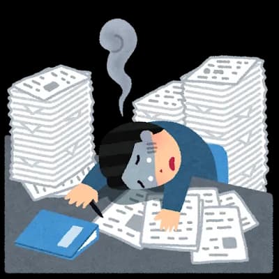 日本人の労働時間さすがに長すぎる