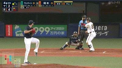 【巨人対ヤクルト21回戦】巨人、４回裏２アウト三塁から岡本のタイムリーでリードを３点に広げる！岡本は今日３打数３安打２打点！！！！！！！！！！！！