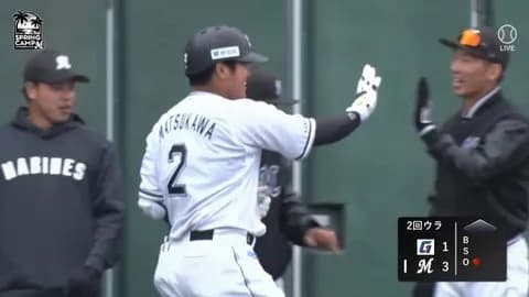 ロッテ、松川が一軍合流！！