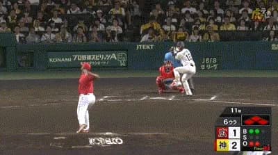 【阪神対広島22回戦】広島ドラ１佐々木、トンネル…