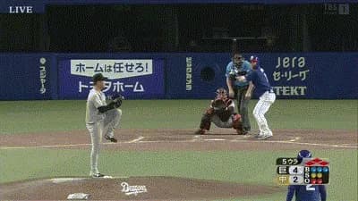 【中日対巨人22回戦】巨人・船迫、５回裏無死満塁で登板してパーフェクトリリーフ ！！！！！！！！
