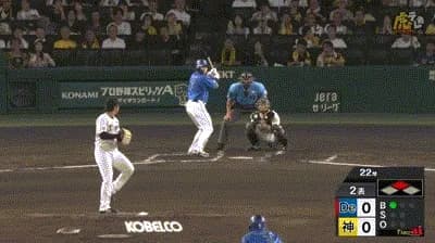 【阪神対DeNA20回戦】DeNA、２回表無死二塁から佐野恵太のタイムリーツーベースで先制！！！！！！！！！！！！！