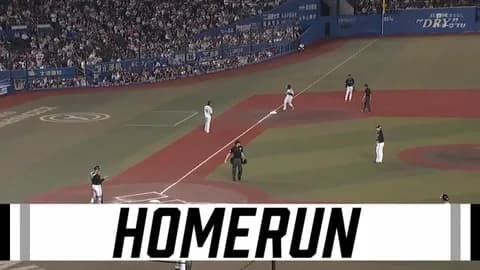 西川史礁、宮城から第2号ソロホームランきたぁっぁあ！！ロッテ1点差に迫る！