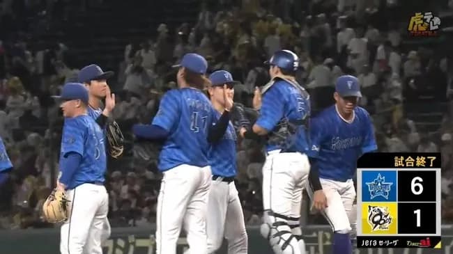 【阪神対DeNA21回戦】DeNAが６－１で阪神に勝利し３連勝！３カード連続勝ち越し！東がリーグトップ１３勝目！筒香決勝１６号３ラン！阪神は連敗で１５カードぶり負け越し