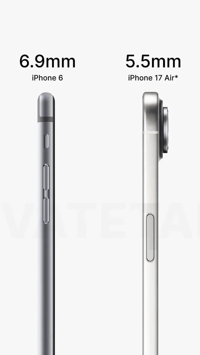 【画像】アップル「薄さたった5.6mm！！！！！このうすうすiPhone欲しいでしょ？」