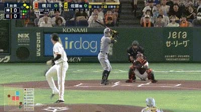 【巨人対阪神25回戦】阪神、初回に佐藤輝明のタイムリーツーベースで先制！！！！！