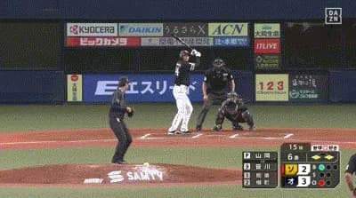 【オリックス対ソフトバンク19回戦】ソフトバンク、6回表に三者連続タイムリーで同点に追いつく！！！！！！！