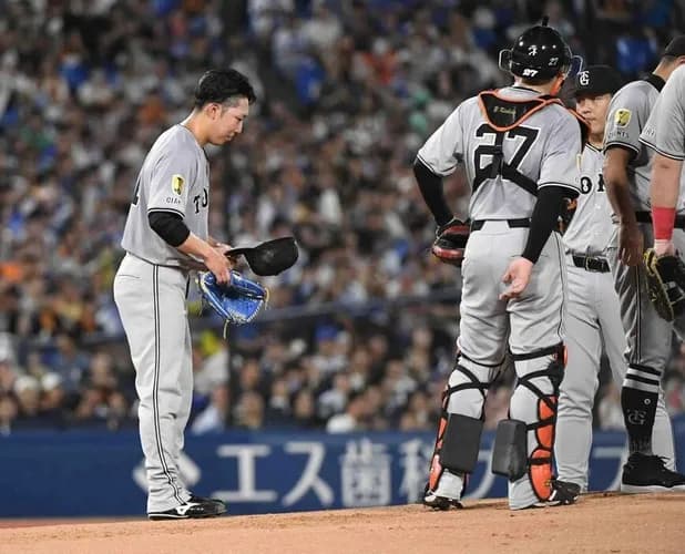 【巨人】阿部慎之助、1回裏ノーアウトで先発を降ろす