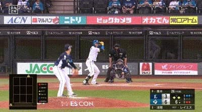 【日本ハム対西武23回戦】日本ハム・淺間、西武・黒木から第２号３ランホームラン！リードを６点に広げる！！！！！！！！！！！！！！！！！