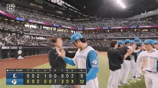 【日本ハム対西武23回戦】日本ハムが逆転勝ちで西武に3連勝！貯金最多タイ26！6回に一挙7得点！淺間143日ぶり2号3ラン！レイエス31号同点弾！万波20号3ラン！