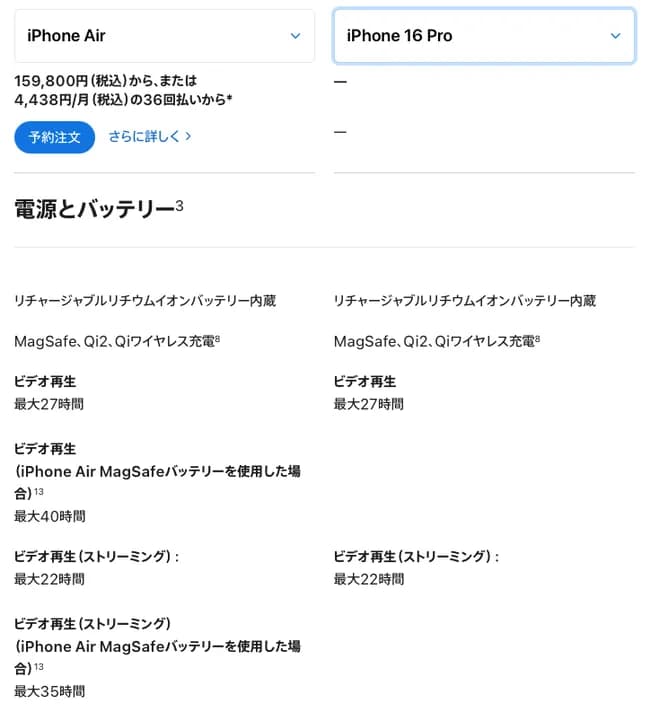 【朗報】iPhone Airのバッテリー持ち、意外と問題なさそう