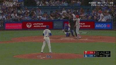 大谷翔平は5回までノーヒット！PS前哨戦フィリーズ相手に快投　初コンビのロートベットと息ぴったり