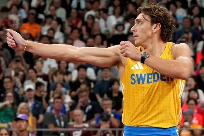 金メダリストのデュプランティス「野球が大好きでね。大谷翔平も日ハムの頃から見てたよ」