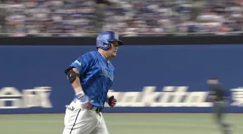 DeNA筒香嘉智　逆転の3ランHR　離脱中の牧秀悟を抜きチーム最多の１７号