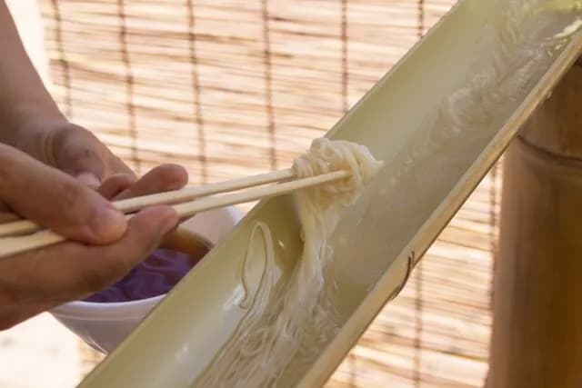 流しそうめんの何がええねん?