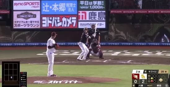 ホークスにタイムリーが！！川瀬晃で追加点！！