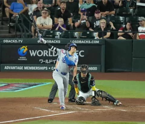 【MLB】ドジャースの大谷が自己最多タイ54号！100打点に到達　シュワバーに2本差