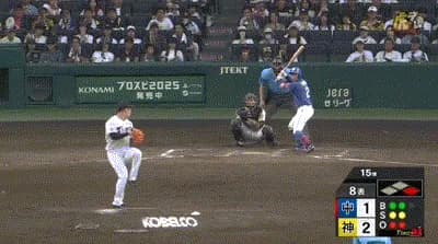 【阪神対中日25回戦】阪神・石井大智、50試合連続無失点＆49イニング連続無失点！！！！！！！！！！！！！！