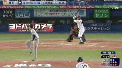 【ヤクルト対巨人25回戦】ヤクルト・中村悠平、巨人・横川から今季第１号勝ち越し２ランホームラン！！！！！！！！！！！！！！！！！！！