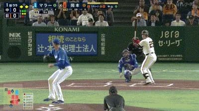 【巨人対中日24回戦】巨人、初回１アウト一三塁からライトゴロの間に三塁ランナーが生還し先制！！！！！！
