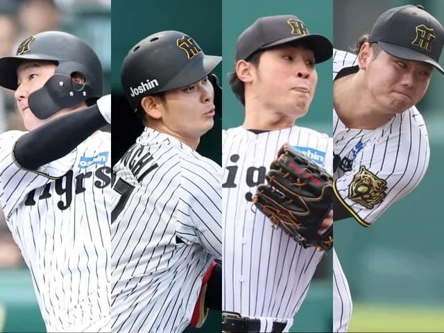 阪神　渡邉諒、佐藤蓮、野口恭佑、川原陸が戦力外