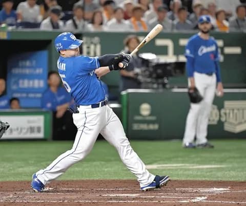 細川成也 .256  20本  58打点  OPS.856