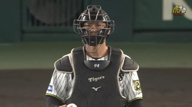 【阪神対ヤクルト25回戦】キャッチャー原口