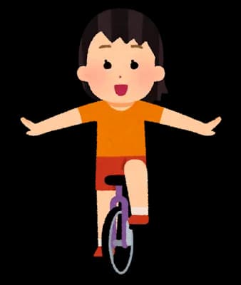 三大女子消化惑星が好きな遊び「一輪車」「のぼり棒」