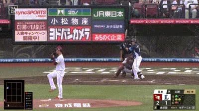 【楽天対西武25回戦】西武・渡部聖弥、楽天・古謝から第１２号同点ソロホームラン！！！！！！！！！！！！！