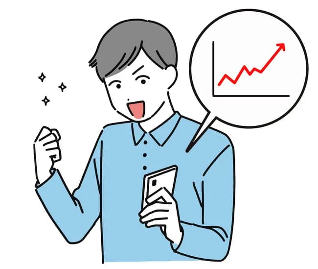 株持ってただけのワイの資産はぐんぐん増えている模様