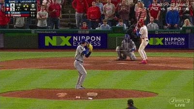 ドジャース、敵地2連勝で優勝決定シリーズ進出に王手　大谷翔平が貴重な適時打で勝利貢献　佐々木朗希は2球で火消しセーブ