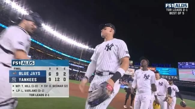 崖っぷちヤンキースが5点差逆転勝ち 主砲ジャッジの同点3ランに本拠地熱狂 救援陣も好リレーで意地の1勝目