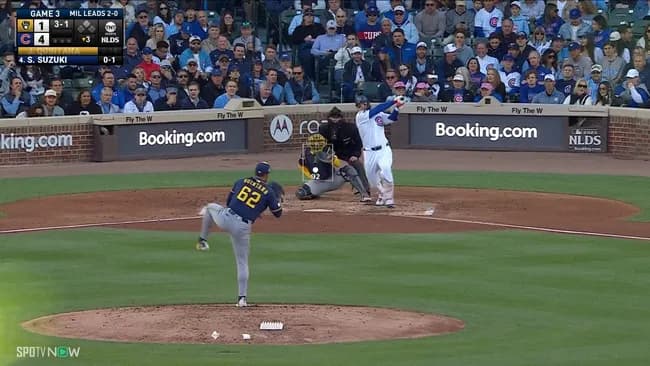 【化け物】鈴木誠也、打球速度117.3マイルwwwwwwwww