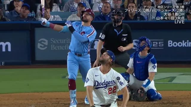 シュワーバーお目覚めのマルチホームラン！ ドジャースファン帰宅ｗｗ