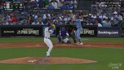 佐々木朗希 8回からリリーフ登板！3者凡退の完璧救援！100マイルのストレートでシュワーバー斬り