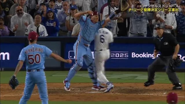 ドジャース、まさかの投手悪送球でサヨナラ勝ち！ リーグ優勝決定シリーズ進出決定ｗｗｗｗ