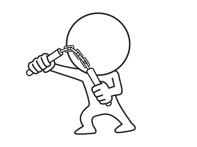 ヌンチャクの弱点