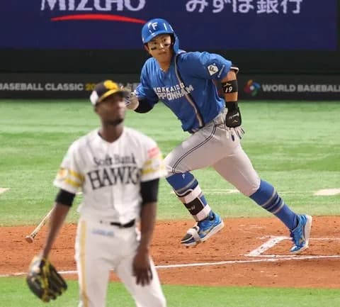 【パＣＳ】今川優馬、１軍昇格即モイネロから左前打！新庄監督の抜てきに応えた