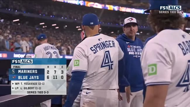 ドジャースがストレート勝ちで1週間ほど休養できる一方で、ア・リーグが7戦目までもつれている